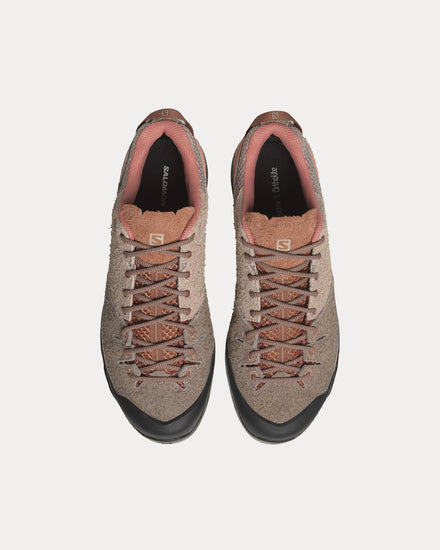 Salomon X-Alp Suede Etherea / Russet / Hyma Pink Low Top Sneakers - 2