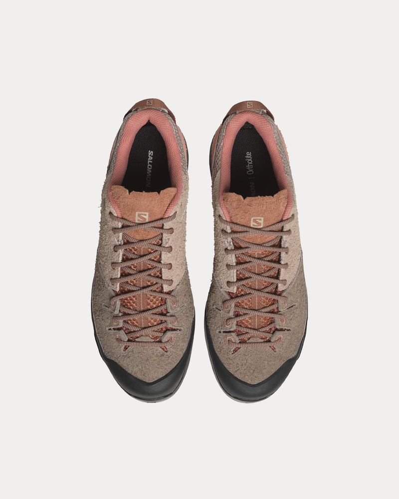 Salomon X-Alp Suede Etherea / Russet / Hyma Pink Low Top Sneakers - 2