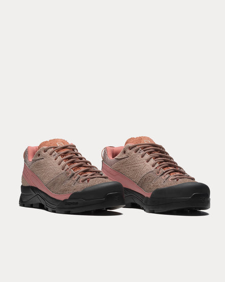Salomon X-Alp Suede Etherea / Russet / Hyma Pink Low Top Sneakers - 4
