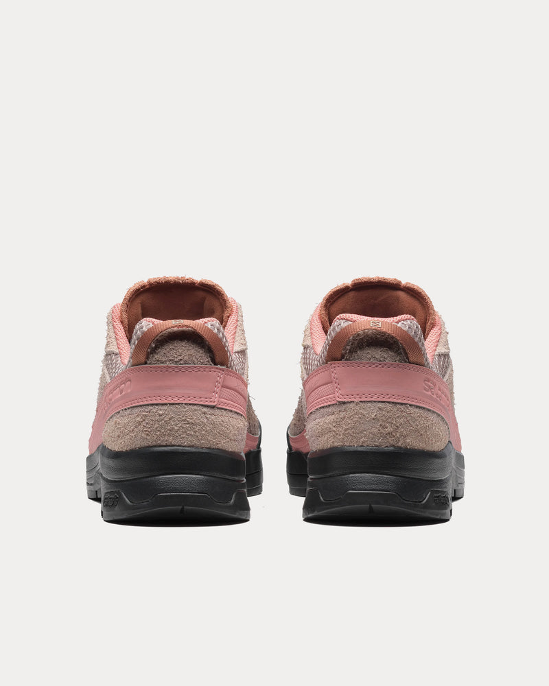 Salomon X-Alp Suede Etherea / Russet / Hyma Pink Low Top Sneakers - 5