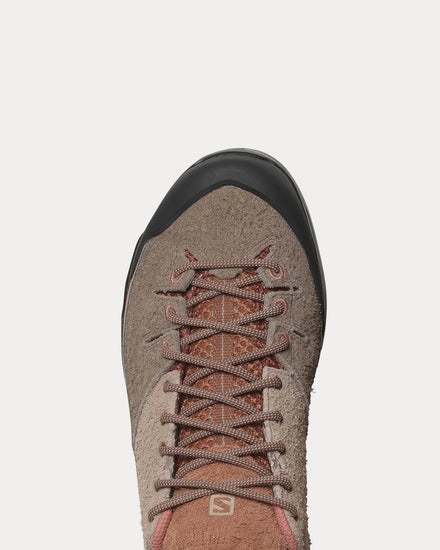Salomon X-Alp Suede Etherea / Russet / Hyma Pink Low Top Sneakers - 3