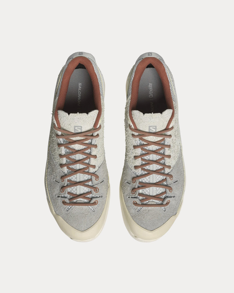 Salomon X-Alp Suede Ice Flow / Quarry / Russet Low Top Sneakers - 2