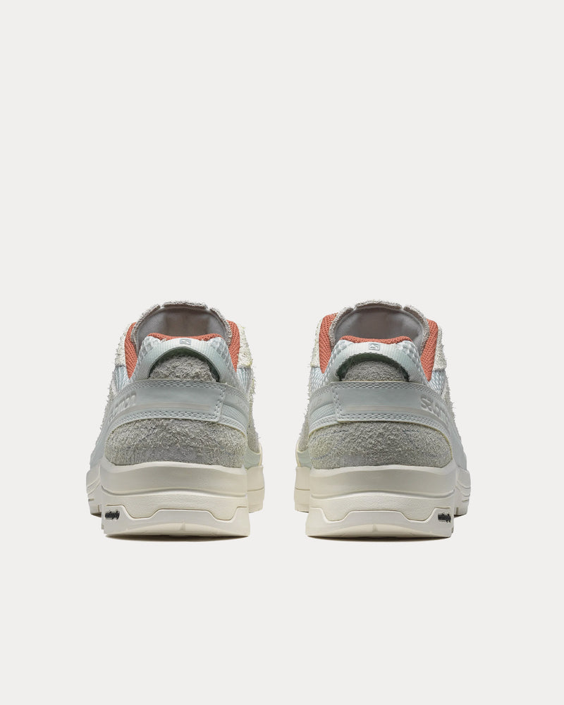 Salomon X-Alp Suede Ice Flow / Quarry / Russet Low Top Sneakers - 4