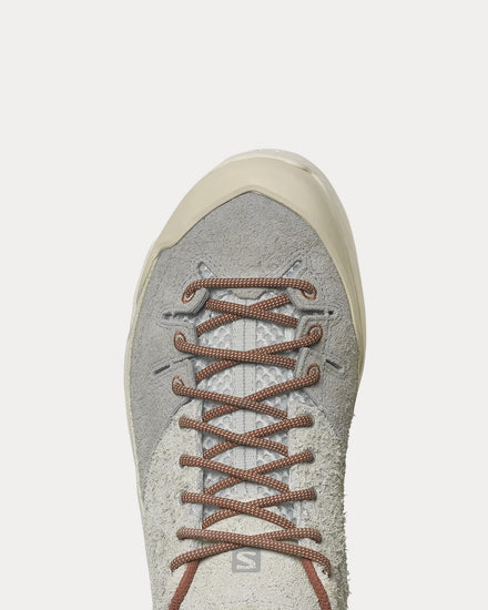 Salomon X-Alp Suede Ice Flow / Quarry / Russet Low Top Sneakers - 5