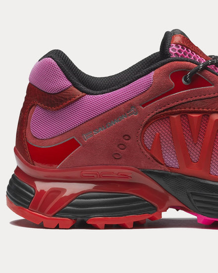 Salomon x Aries XT-Whisper Fiery Red / Fuchsia Pink Low Top Sneakers - 5