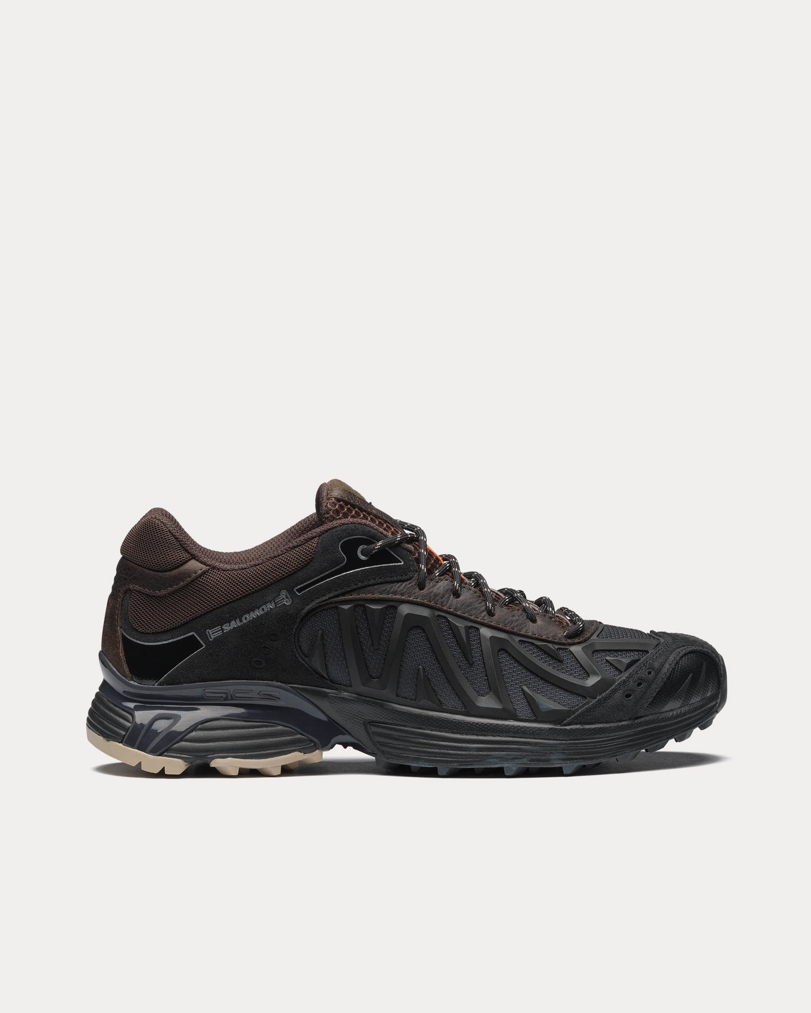 Salomon x Aries Unisex XT-Whisper Black / Earth Brown Low Top Sneakers