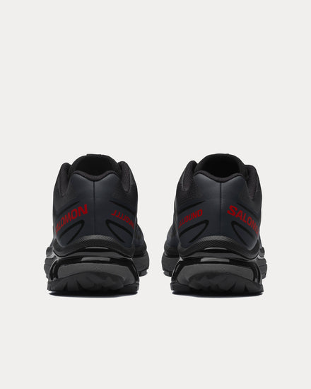 Salomon x Jjjjound XT-6 Ebony / Black / Fiery Red Low Top Sneakers - 4