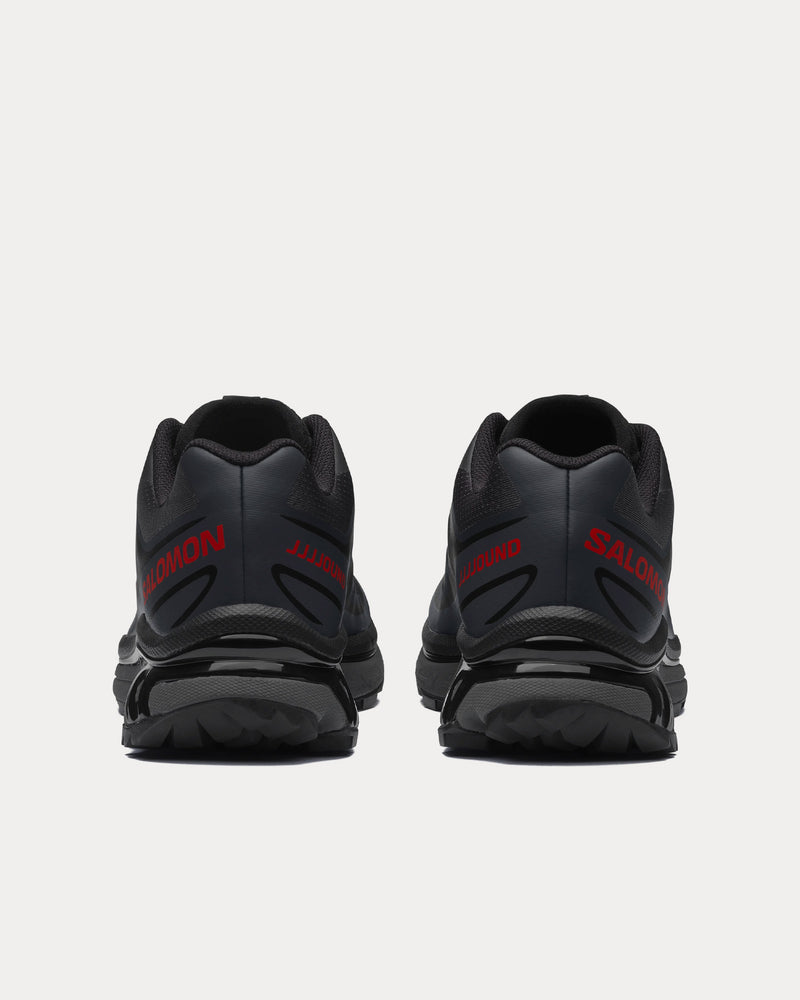 Salomon x Jjjjound XT-6 Ebony / Black / Fiery Red Low Top Sneakers - 4