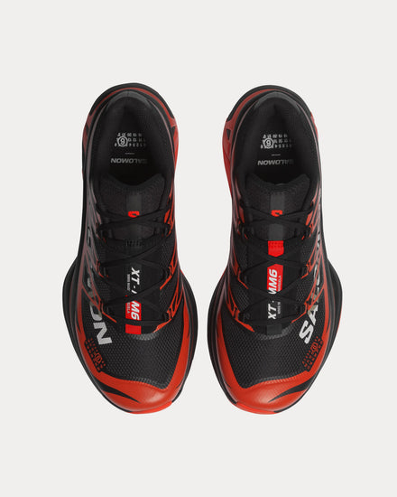 Salomon x MM6 Maison Margiela XT-MM6 Black / Cherry Tomato Low Top Sneakers - 2