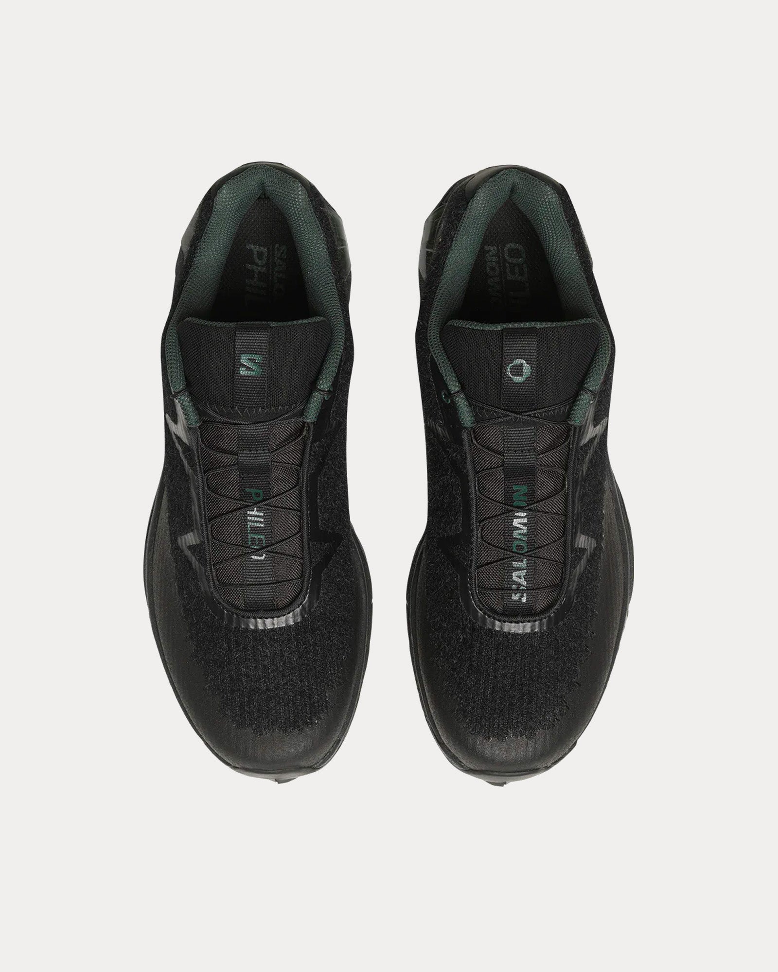 Salomon x Phileo - XT-SP1 Black / Darkest Spruce Low Top Sneakers