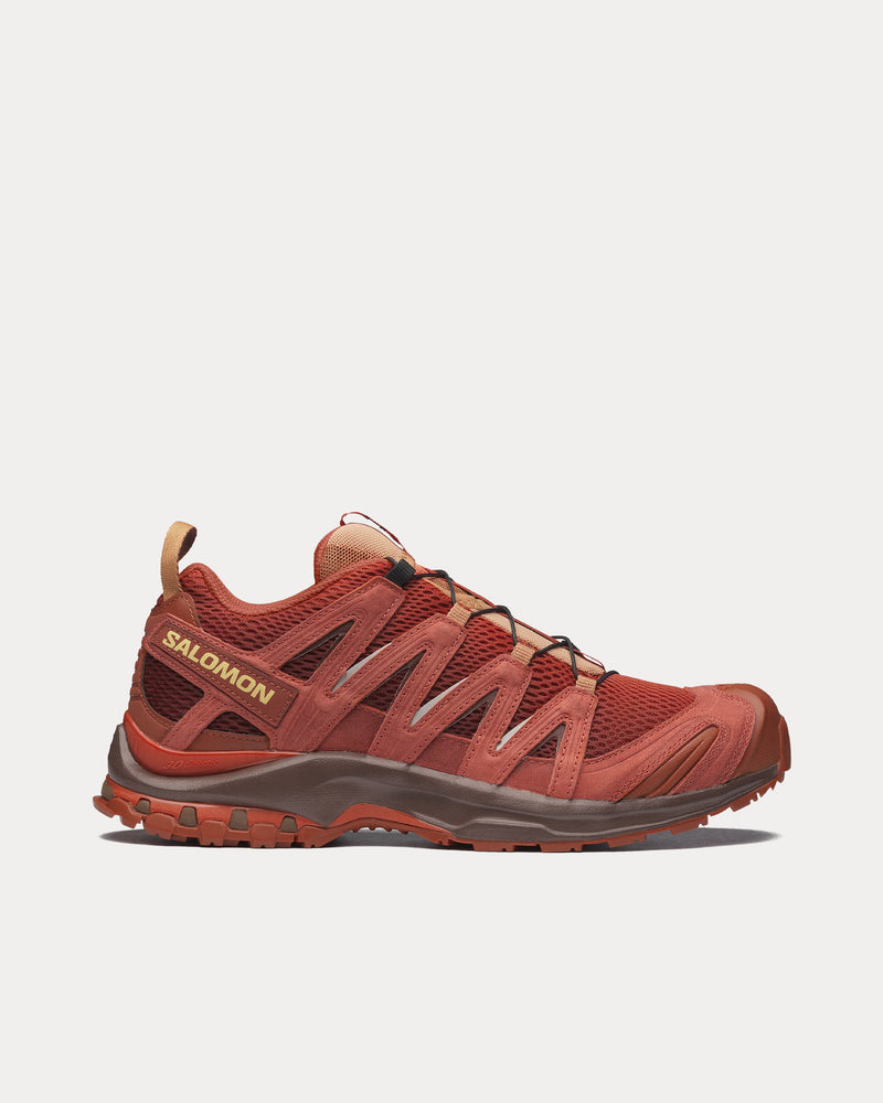 Salomon Unisex XA Pro 3D Pecan Brown / Chili Low Top Sneakers