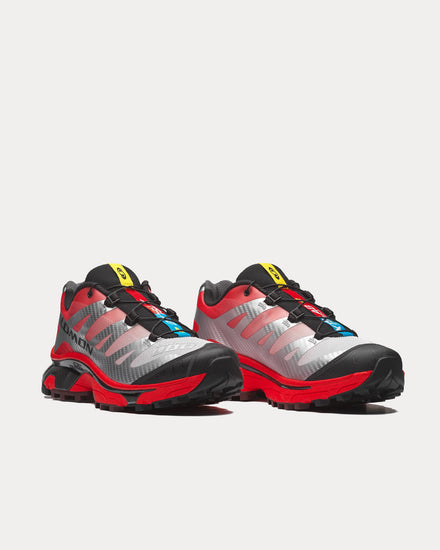 Salomon XT-4 OG Ftw Silver / Black / Fiery Red Low Top Sneakers - 3