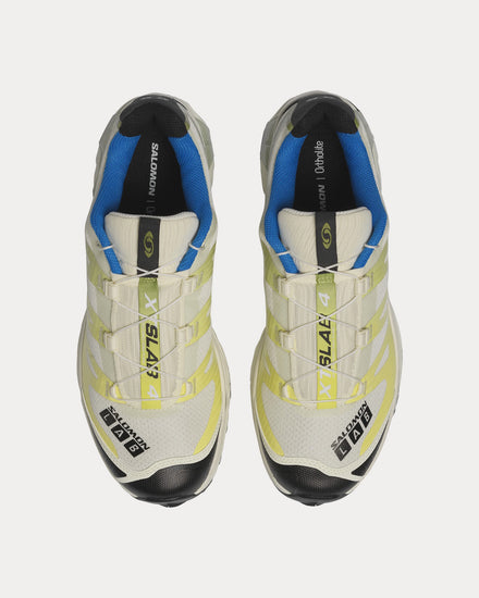 Salomon XT-4 OG Vanilla Ice / Black / Clearly Aqua Low Top Sneakers - 2