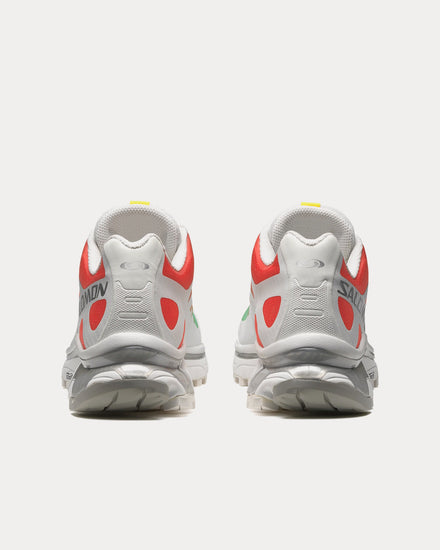 Salomon XT-4 OG White / Green Ash / Coral Low Top Sneakers - 4