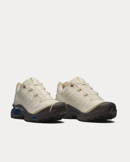 Salomon XT-4 OG Protective Vanilla Ice / Black Coffee / Dark Blue Low Top Sneakers - 3