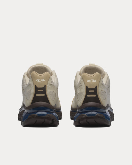 Salomon XT-4 OG Protective Vanilla Ice / Black Coffee / Dark Blue Low Top Sneakers - 4