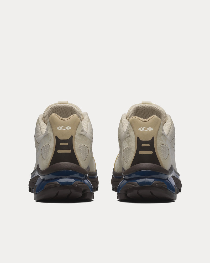 Salomon XT-4 OG Protective Vanilla Ice / Black Coffee / Dark Blue Low Top Sneakers - 4