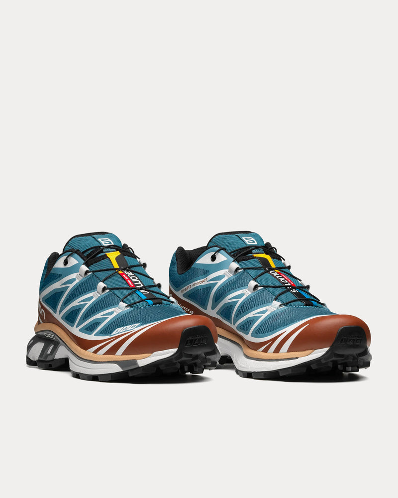 Salomon Unisex XT-6 Aegean Blue / Tortoise Shell / Hazelnut  display picture 2