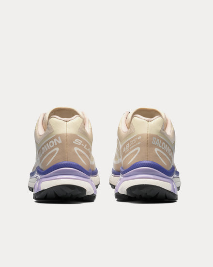 Salomon XT-6 Almond Milk / Silver Cloud / Liberty Low Top Sneakers - 4