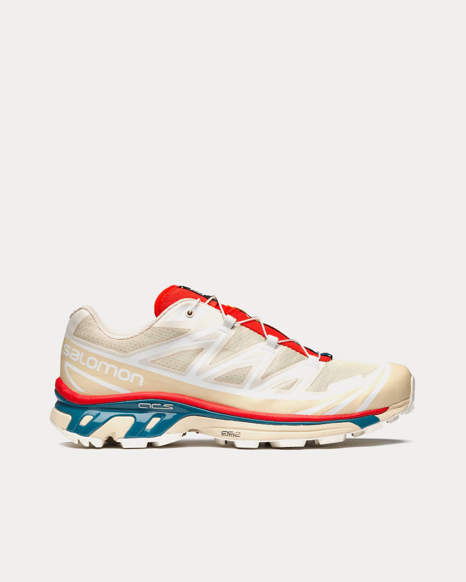 Salomon hotsell red trainers