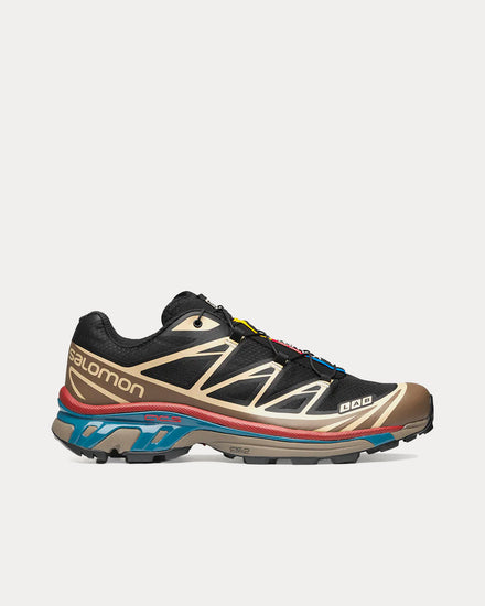 Salomon XT-6 Black / Falcon / Cow Low Top Sneakers - 1