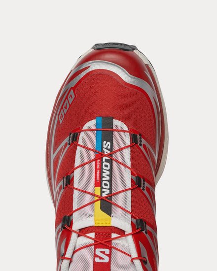Salomon XT-6 Lava Falls / White Low Top Sneakers - 5