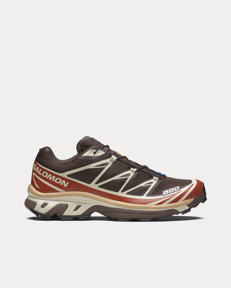 Salomon XT-6 Roasted Clay / Burnt Ochre / Almond Milk Low Top Sneakers - 1