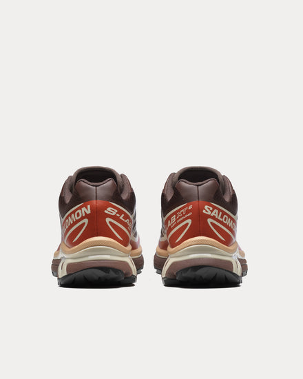 Salomon XT-6 Roasted Clay / Burnt Ochre / Almond Milk Low Top Sneakers - 4