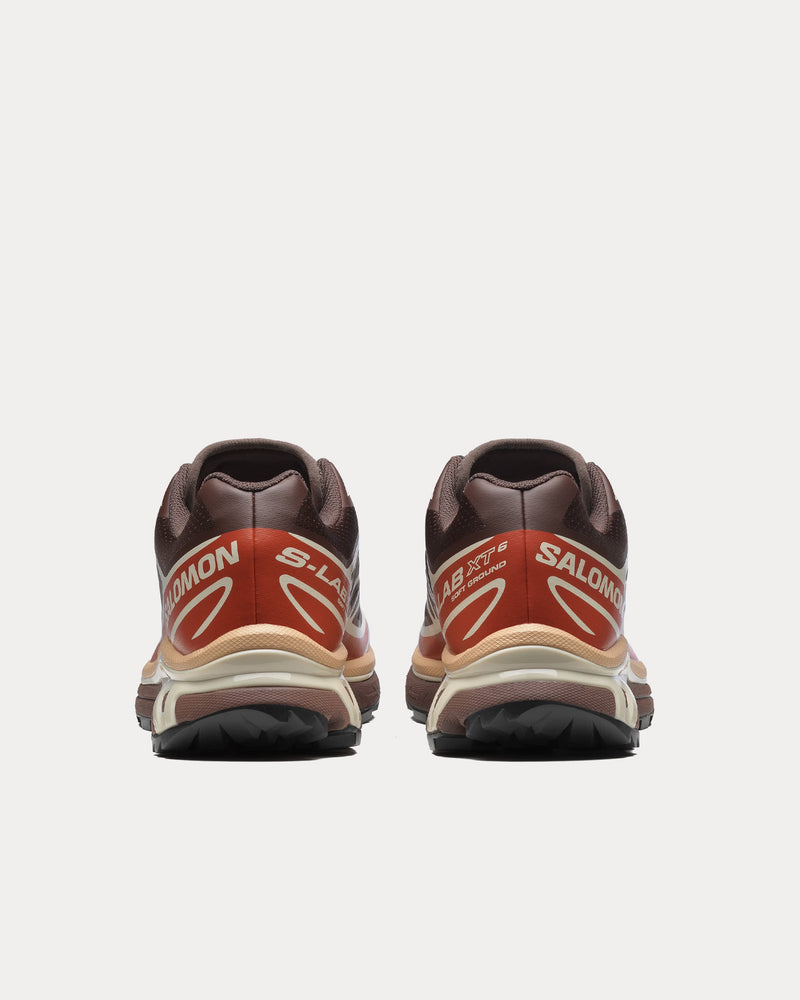 Salomon XT-6 Roasted Clay / Burnt Ochre / Almond Milk Low Top Sneakers - 4