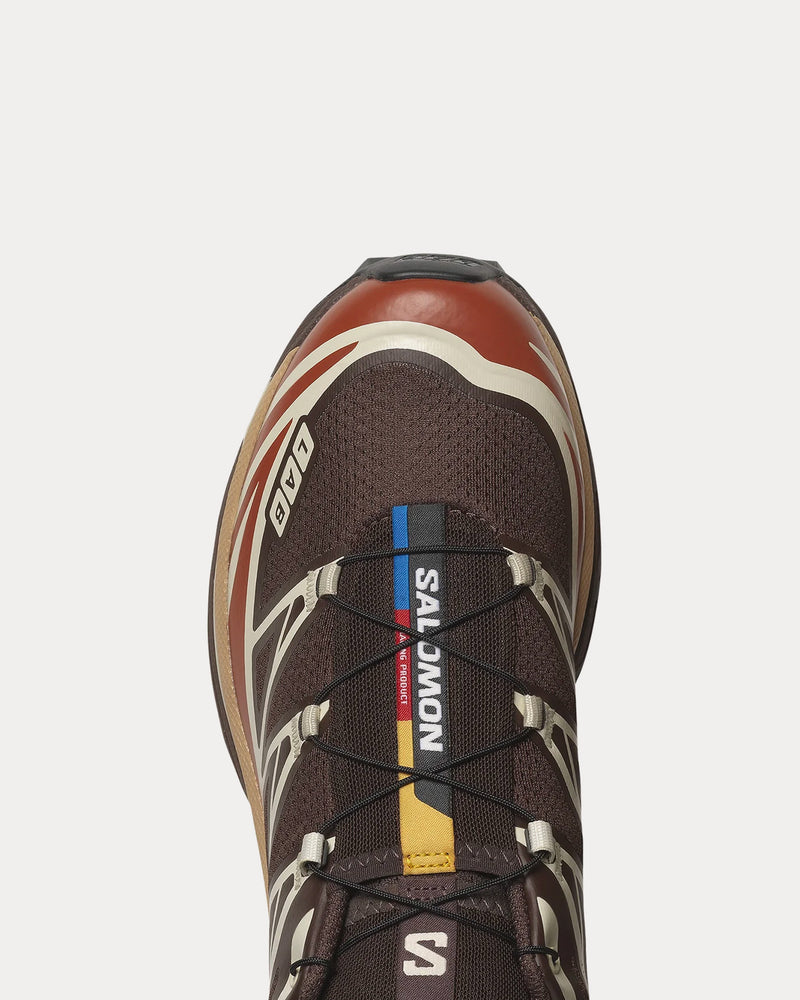 Salomon XT-6 Roasted Clay / Burnt Ochre / Almond Milk Low Top Sneakers - 5