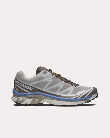 Salomon XT-6 Silver Cloud / Iron / Ultramarine Low Top Sneakers