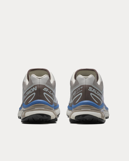 Salomon XT-6 Silver Cloud / Iron / Ultramarine Low Top Sneakers - 4