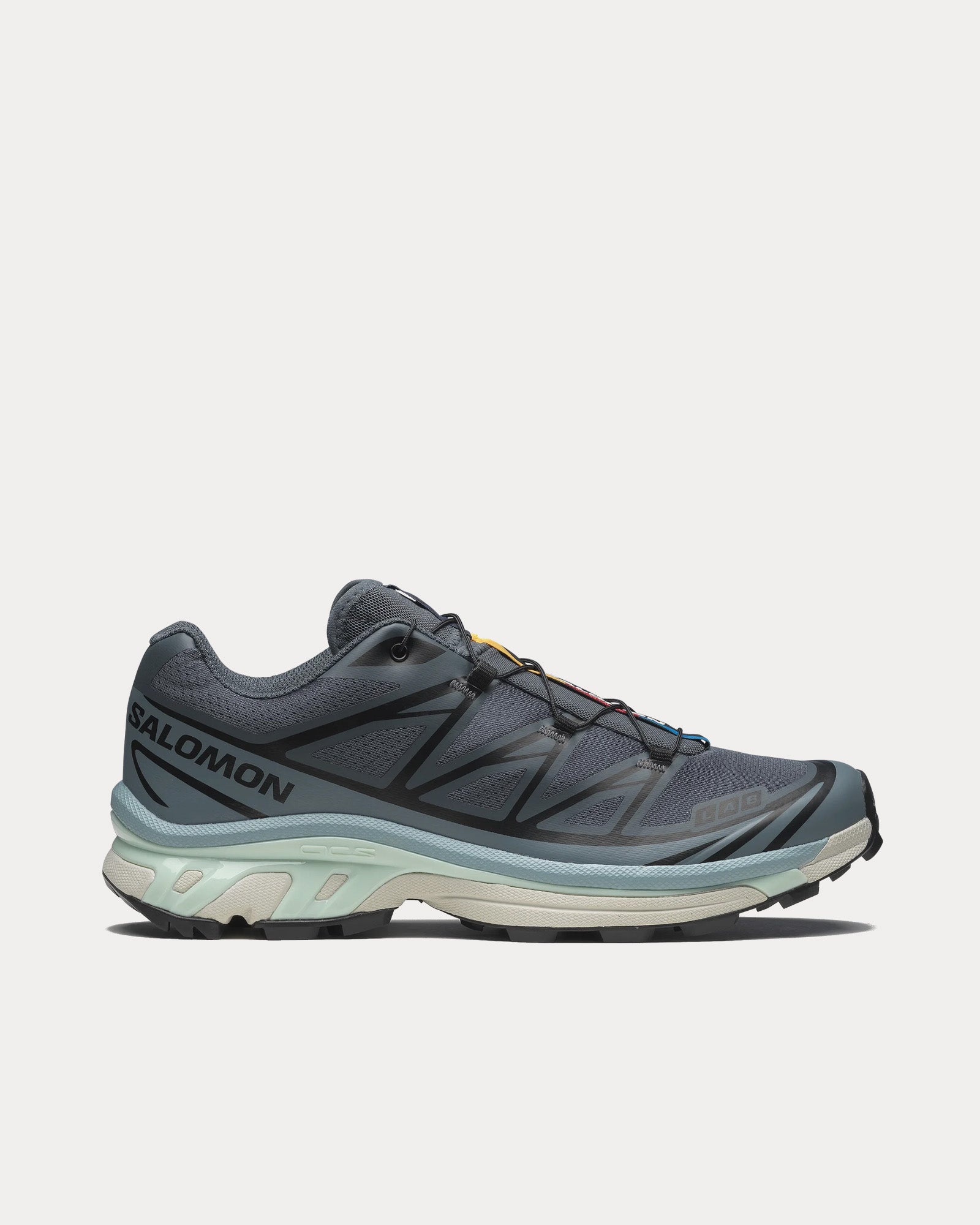 靴 Salomon XT-6 CLEAR Salomon XT-6 Clear Shoes - Black / Riviera / Nimbus Cloud