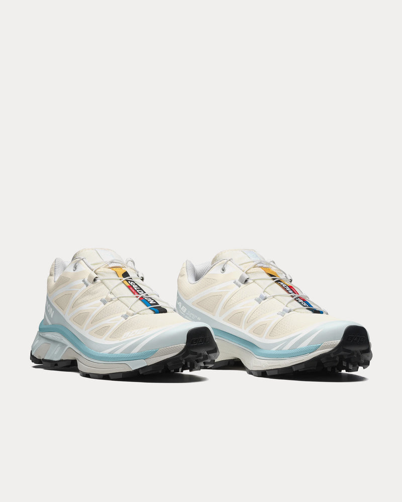 Salomon XT-6 Vanilla Ice / Ballad Blue / Iced Aqua Low Top Sneakers - 3