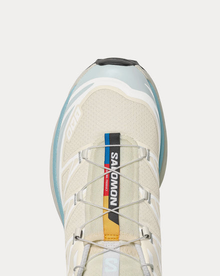 Salomon XT-6 Vanilla Ice / Ballad Blue / Iced Aqua Low Top Sneakers - 5
