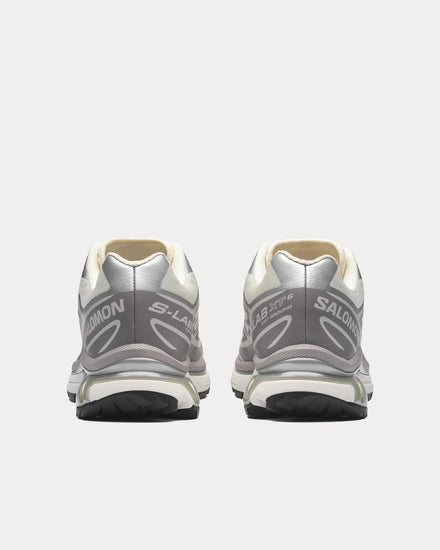 Salomon XT-6 Vanilla Ice / Ftw Silver / Lilac Ash Low Top Sneakers - 4