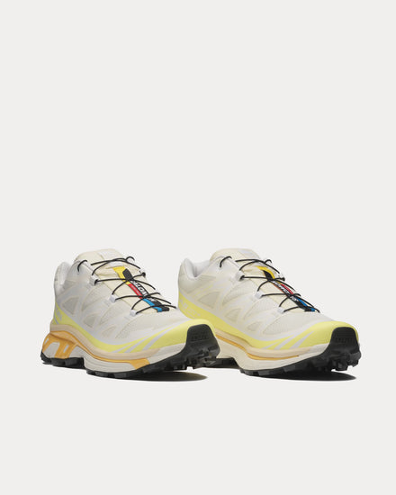 Salomon XT-6 Vanilla Ice / Yellow Iris / Warm Apricot Low Top Sneakers - 3