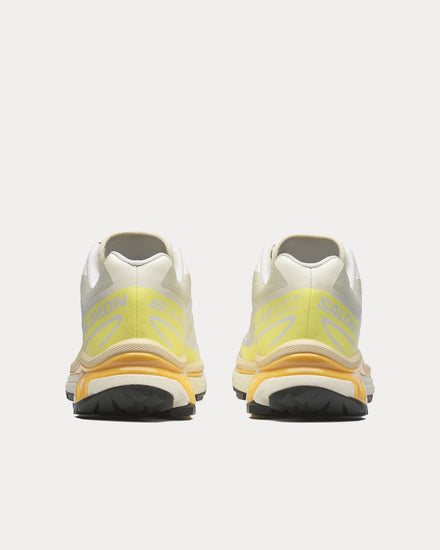 Salomon XT-6 Vanilla Ice / Yellow Iris / Warm Apricot Low Top Sneakers - 4