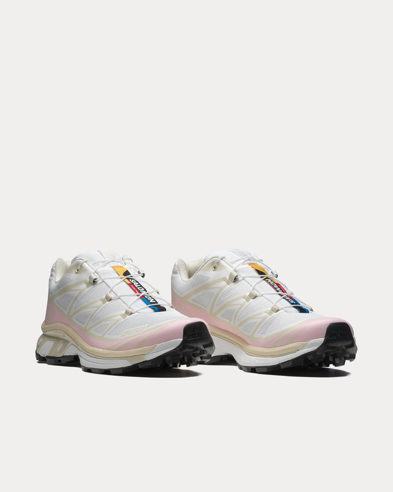 Salomon XT-6 White / Almond Milk / Fairy Tale Low Top Sneakers - 3