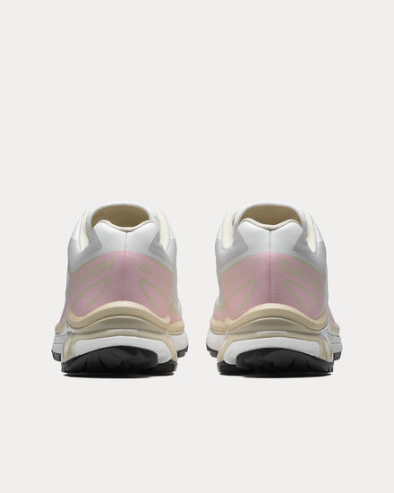 Salomon XT-6 White / Almond Milk / Fairy Tale Low Top Sneakers - 4