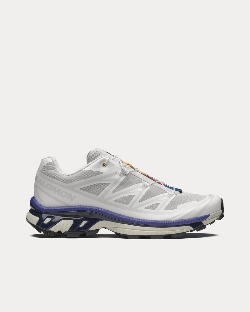 Salomon XT-6 White / Lunar Rock / Liberty Aqua Low Top Sneakers - 1
