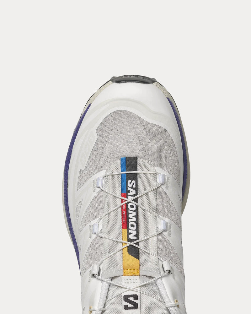 Salomon XT-6 White / Lunar Rock / Liberty Aqua Low Top Sneakers - 5