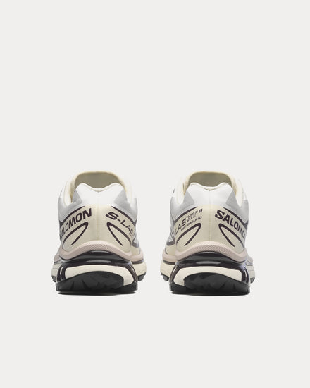 Salomon XT-6 White / Vanilla Ice / Plum Perfect Low Top Sneakers - 4