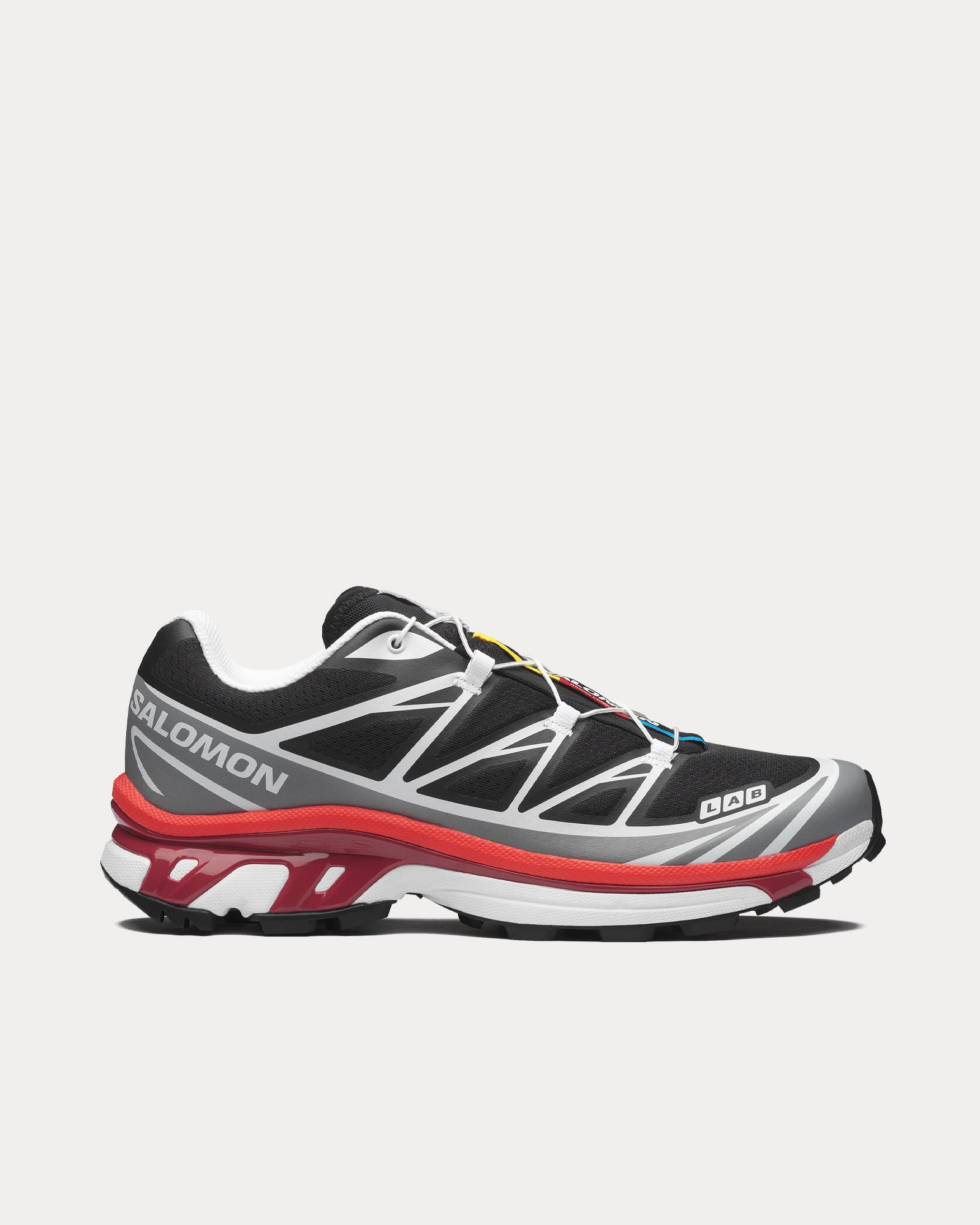 Salomon Unisex XT-6 Alloy / Black / Lava Falls Low Top Sneakers