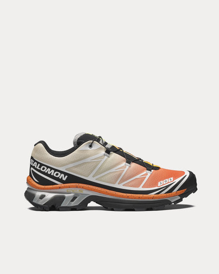 Salomon XT-6 'Andrew' Shocking Orange / Transparent Yellow Low Top Sneakers - 1