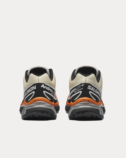 Salomon XT-6 'Andrew' Shocking Orange / Transparent Yellow Low Top Sneakers - 4