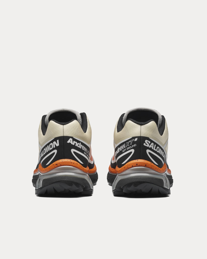 Salomon XT-6 'Andrew' Shocking Orange / Transparent Yellow Low Top Sneakers - 4