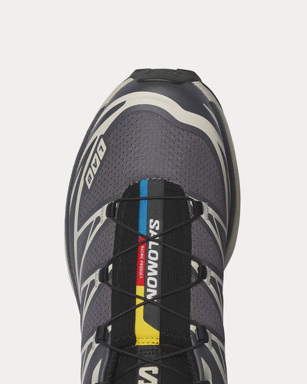 Salomon XT-6 Black / Asphalt Low Top Sneakers - 5