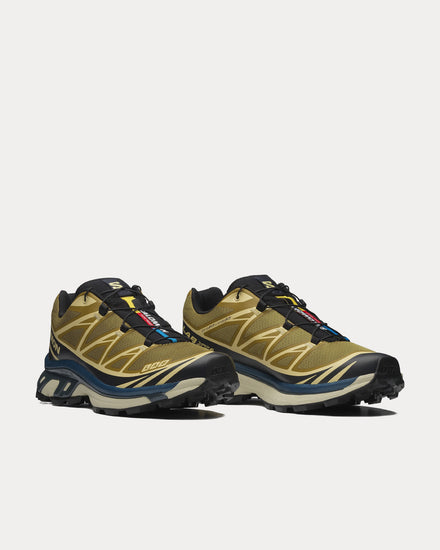 Salomon XT-6 Brilliant Olive / Dark Navy Low Top Sneakers - 3