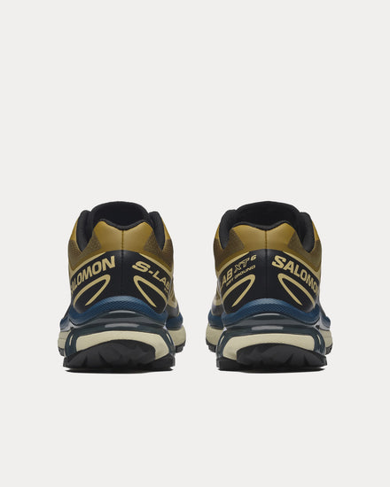 Salomon XT-6 Brilliant Olive / Dark Navy Low Top Sneakers - 4